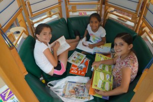 Children Reading in the Carousel